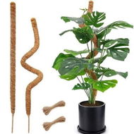 Detailed information about the product 2-Pack Bendable Moss Poles for Indoor Climbing Plants - 28 Inch Support Stakes for Monstera, Pothos, and Philodendron