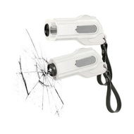 Detailed information about the product 2-Pack Car Window Breaker Seatbelt Cutter 2-in-1 Emergency Keychain Car Escape Tool With Glass Breaker Seat Belt Cutter (White)