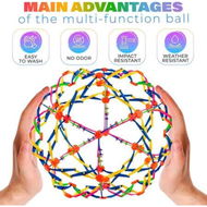 Detailed information about the product 2-Pack Expandable Breathing Toy Balls (Large and Glowing) - Stress Relief and Decompression Toys-(Expand From 18 - 34cm)