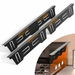 2 Pack Expandable Stainless Steel Stove Counter Gap Covers,Retractable to Fill the Gap Between Stove and Countertop Color Black. Available at Crazy Sales for $19.99