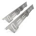 2 Pack Expandable Stainless Steel Stove Counter Gap Covers,Retractable to Fill the Gap Between Stove and Countertop Color Silver. Available at Crazy Sales for $19.99