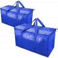 Detailed information about the product 2-Pack Extra Large Moving Bags With Zippers & Carrying Handles - Heavy-Duty Storage Tote For Space-Saving Moving Storage.