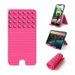 2 Pack Flexible Silicone Phone Stand with Suction Cups and Charging Port Cutout, Foldable Handheld Camera Grip Holder for All Smartphones (Pink). Available at Crazy Sales for $9.95