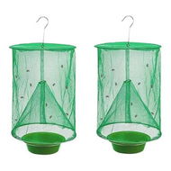 Detailed information about the product 2-pack Fly Trap Catcher Cage with Bait Tray for Indoor and Outdoor Use