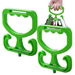 2 Pack Grocery Bag Carrier Handle, Heavy Duty Plastic Bag Holder for Shopping Buckets, Comfortable Grip Holds 100lbs Reusable & Easy to Carry Green. Available at Crazy Sales for $14.95