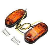 Detailed information about the product 2-Pack LED Front Side Marker Lights: Bright and Durable Indicators for 12V 24V Trucks, Vans, Trailers, and Boats(Yellow)