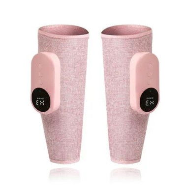 2 Pack Leg Massager for Pressure Relief, Calf Air Compression Massager with 3 Intensities and 3 Modes, Easy to Use, Muscle Relaxation, Pink