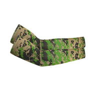 Detailed information about the product 2-Pack of Cooling UV Protection Upf 50+ Arm Sleeves Color Camouflage Green