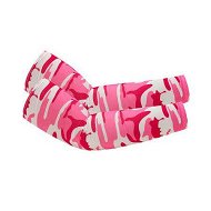 Detailed information about the product 2-Pack of Cooling UV Protection Upf 50+ Arm Sleeves Color White And Pink