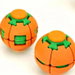 2 Pack Press to Spin Ball Relief Sensory Fidgets Toy, 3D Printed Mechanical Fidget Toy Portable Stress Relief Toy Orange. Available at Crazy Sales for $12.95
