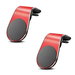 2 Pack Red L Shaped Universal Magnetic Phone Holder Car Mount Mobile Phone Navigation Magnetic Bracket. Available at Crazy Sales for $14.99