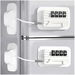 2 Pack Refrigerator Door Lock with Password, Child Proof Door Lock for Kitchen Refrigerator, Cabinets and Drawers, Closets, Windows (White). Available at Crazy Sales for $19.95