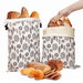 2 Pack Reusable Beeswax Bread Bags, Natural Beeswax-Lined Cotton Storage Bags Airtight Freshness Keeper for Homemade Bakery Essentials. Available at Crazy Sales for $24.95