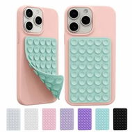 Detailed information about the product 2 Pack Silicone Octo Cup Buddy Sticky Grip Holder,Silicone Suction Cup Phone Case Mount Double Sided,Hands-Free Phone Accessories (Light Green)