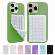 Detailed information about the product 2 Pack Silicone Octo Cup Buddy Sticky Grip Holder,Silicone Suction Cup Phone Case Mount Double Sided,Hands-Free Phone Accessories (Transparent)