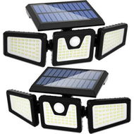 Detailed information about the product 2-Pack Solar Motion Sensor Lights: Wireless, Waterproof, and Perfect for Enhanced Outdoor Security