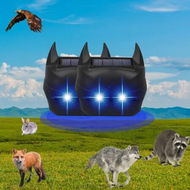 Detailed information about the product 2 Pack Solar Nocturnal Animal Repeller with Flashing Light, Effective Coyote Deterrent for Yard, Farm and Garden