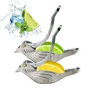 Detailed information about the product 2 Pack Stainless Steel Manual Lemon Juicer and Lime Extruder Portable Lemon Juicer Kitchen