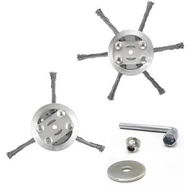 Detailed information about the product 2 Pack Steel Wire Trimmer Head 6 Inch 6 Blade And 3 Blade Replacement For String Trimmer Weed Remover Tool Lawn Mower