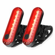 Detailed information about the product 2 Pack USB Rechargeable LED Bike Tail Light