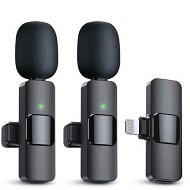 Detailed information about the product 2 Pack Wireless Lavalier Microphones for iPhone iPad,Crystal Clear Sound Quality for Recording