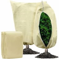 Detailed information about the product 2 Packs Plant Covers Freeze Protection Large 31.7 X 47.7In Tree Covers Frost Cloth Plant Anti-Freeze Shrub Protection Bag with Zipper Drawstring Frost Blankets (Beige)