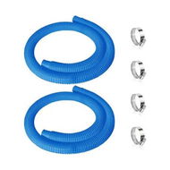 Detailed information about the product 2 Pcs 1.25Inch Pool Hose, 1.5 Meters Long Accessory Pool Pump Replacement Hoses, Blue