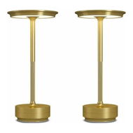 Detailed information about the product 2 Pcs Cordless Table Lamps Rechargeable, 2000mAh Portable LED Table Light, for Patio, Restaurant, Home, Outdoor, Gold