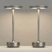 2 Pcs Cordless Table Lamps Rechargeable, 2000mAh Portable LED Table Light, for Patio, Restaurant, Home, Outdoor, Silver. Available at Crazy Sales for $34.95