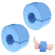Detailed information about the product 2 PCS Foot Elevation Pillows, Blue Hand Ankle Foam Cushion Leg Hand Lifting Pillow Stabilizer with Ankle Heel Elevator Wedges Foot Support Pillow