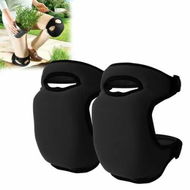 Detailed information about the product 2 Pcs Gardening Knee Pads Soft Comfort Kneeler Knee Protective Cushions Ultra Thick Memory Foam Anti-slip Adjustable Braces for Gardener Cleaning(Black)