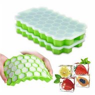Detailed information about the product 2 PCS Ice Cube Trays with Lids,74 Ice Cubes Silica Gel Flexible and BPA Free with Removable Lid Ice Cube Trays for Chilled Drinks,Whiskey & Cocktails