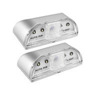 Detailed information about the product 2 Pcs Keyhole Light, Infrared IR Door Lock Lamp, Auto Sensor Motion Detector, 4 LED Bulbs