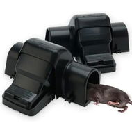 Detailed information about the product 2 Pcs Rat Traps Indoor and Outdoor, Dual Entry Large Rat Trap Outdoor and Indoor for Home, Garden and Restaurant with Safe Hands Free Design