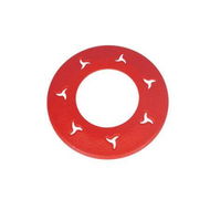 Detailed information about the product 2 PCS Red Dog Rubber Tire Flyer Dog Toy, Flying Disc, Lightweight, Durable, Floats in Water, Great for Beach and Pool, 21.6cm Diameterï¼ŒDarts pattern