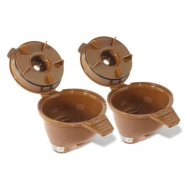 2 Pcs Single Serve Ground coffee Brew Basket for Hamiltion FlexBrew Coffee Maker Models 49974 49975 49976 49979 49957 49954 49947 Filter Part