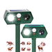 2 Pcs Solar Ultrasonic Animal Repellent Outdoor Cat Solar Animal Repeller with Motion Sensor and LED Flashlight Deer Repellent Devices for Yard. Available at Crazy Sales for $29.95