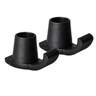 Detailed information about the product 2 Pcs Walker Skis Glides for Folding Walkers, Walker Glides for Seniors, Essentials Walker Accessories Mobility Aid Accessory for Seniors, Black