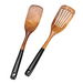2 Pcs Wooden Spatula Set for Cooking Non Toxic Teak Kitchen Utensils Slotted Pancake Turner Flat Wood Wok Spatulas for Cooking Utensil Set. Available at Crazy Sales for $14.95