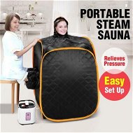 Detailed information about the product 2-Person Pop-Up Sauna Tent Remote-Controlled Portable Home Body Steamer With Hat.