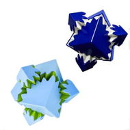 Detailed information about the product 2 Piece 2Ã—2 3D Gear Square Rotating Gear Cube Toys Perfect for Stress and Anxiety Relaxin Desk Toy