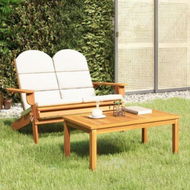 Detailed information about the product 2 Piece Adirondack Garden Lounge Set Solid Wood Acacia