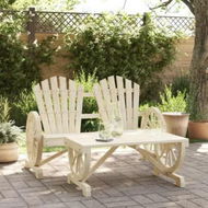 Detailed information about the product 2 Piece Garden Lounge Set Solid Wood Fir