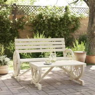 Detailed information about the product 2 Piece Garden Lounge Set Solid Wood Fir