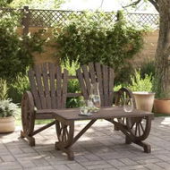 Detailed information about the product 2 Piece Garden Lounge Set Solid Wood Fir