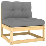 Detailed information about the product 2 Piece Garden Lounge Set With Cushions Solid Pinewood