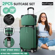 Detailed information about the product 2 Piece Luggage Set Travel Suitcases Carry On Hard Shell Lightweight Rolling Traveller Trolley Vanity Checked Bag