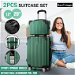 2 Piece Luggage Set Travel Suitcases Carry On Hard Shell Lightweight Rolling Traveller Trolley Vanity Checked Bag. Available at Crazy Sales for $49.97