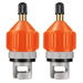 2 Pieces Inflatable Boat SUP Pump Adaptor Air Pump Converter Air Valve Adapter Conventional Air Pump Adapter Pumping Head Connector (Orange). Available at Crazy Sales for $14.99