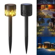 Detailed information about the product 2 Pieces Solar LED Outdoor Garden Decorative Lamp For Garden Decor Landscape Lighting